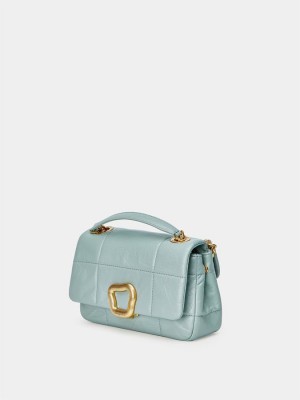 Songmont Chocolate Small Tasche Damen Blau | JZQ5765WT